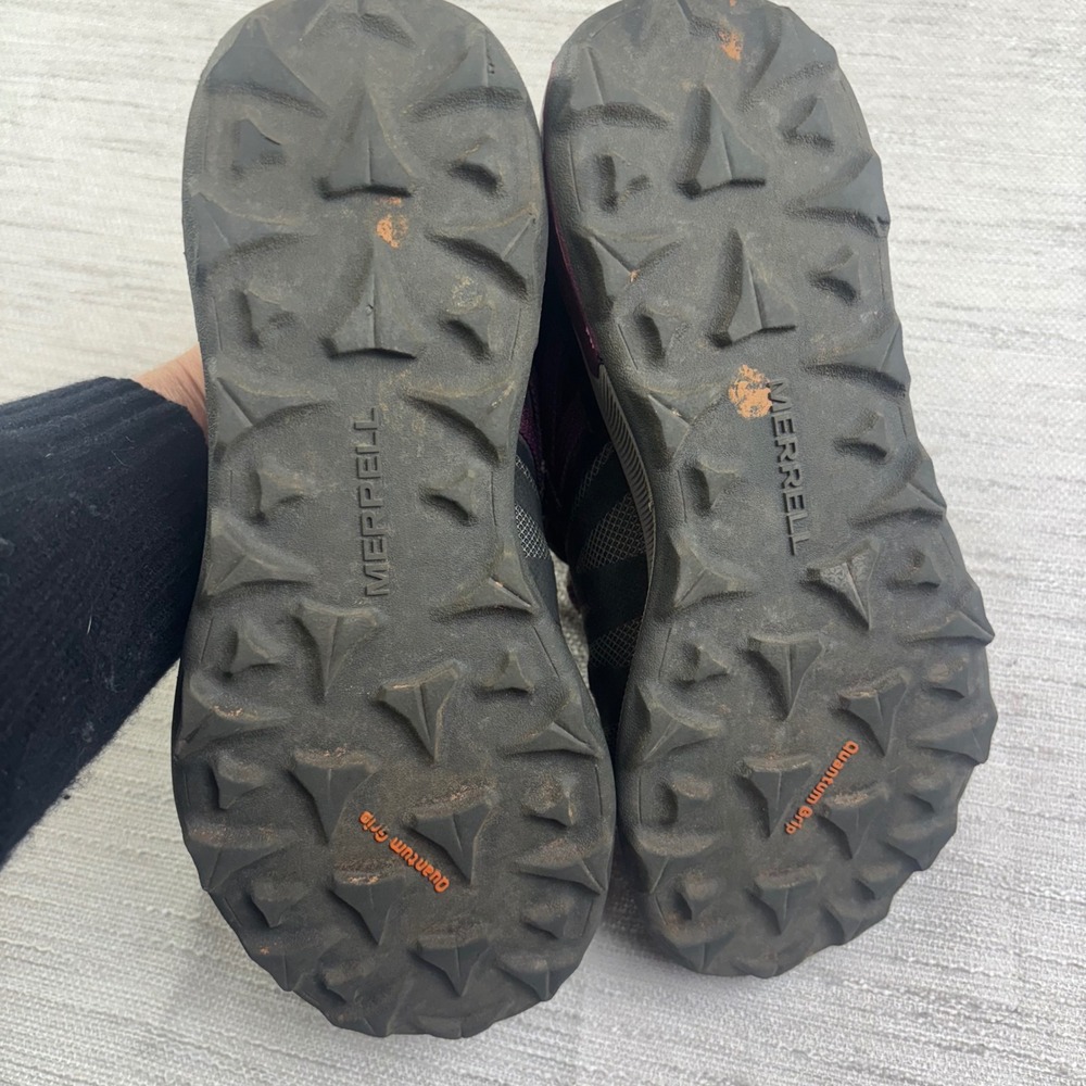 Merrell Women Merrell Zion‎ FST Waterproof Hiking Shoe Dark Gray Purple Size 7.5 - Picture 4 of 5